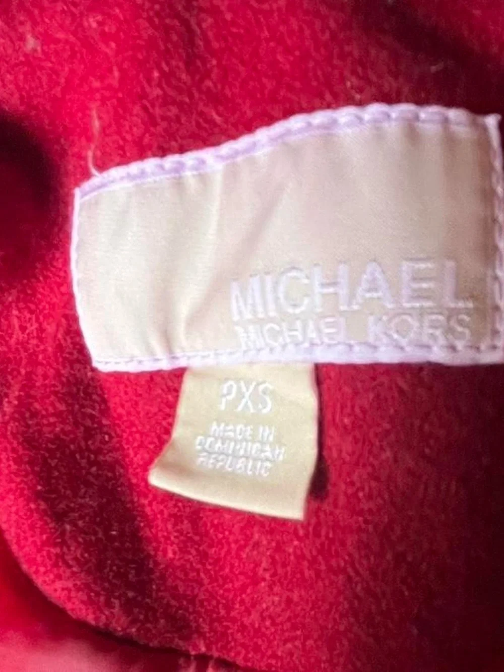 Michael Kors Hot Pink Suede Belted Trench Coat